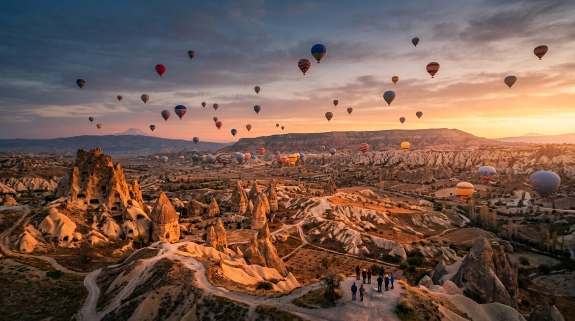 أفضل الأماكن السياحية في تركيا 2026: كابادوكيا بالون