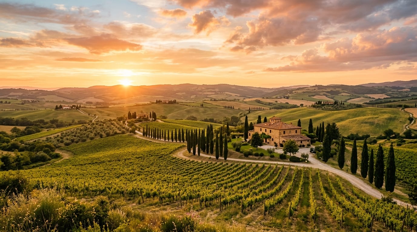 إيطاليا توسكانا تلال للسفر البطيء slow travel 2026