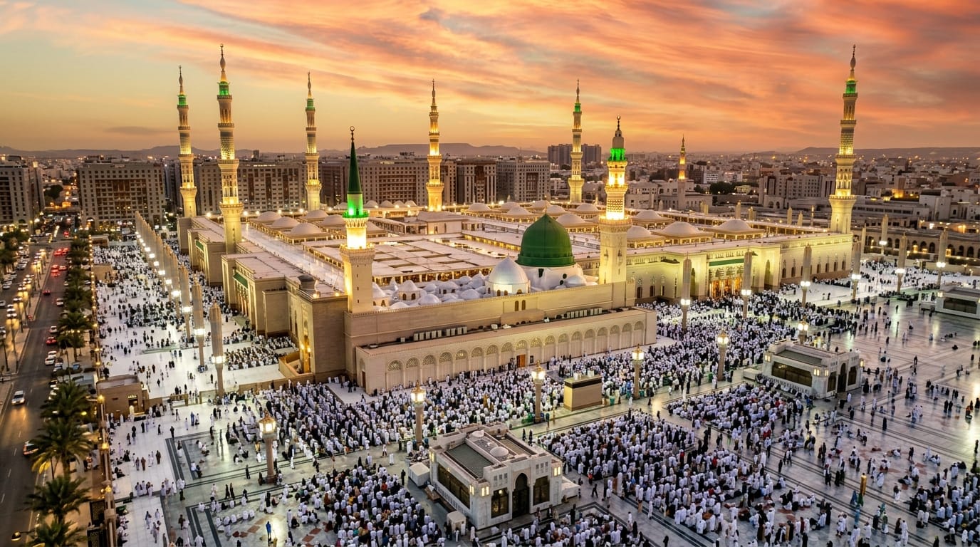 العمرة المصغرة - المسجد النبوي الشريف في المدينة المنورة