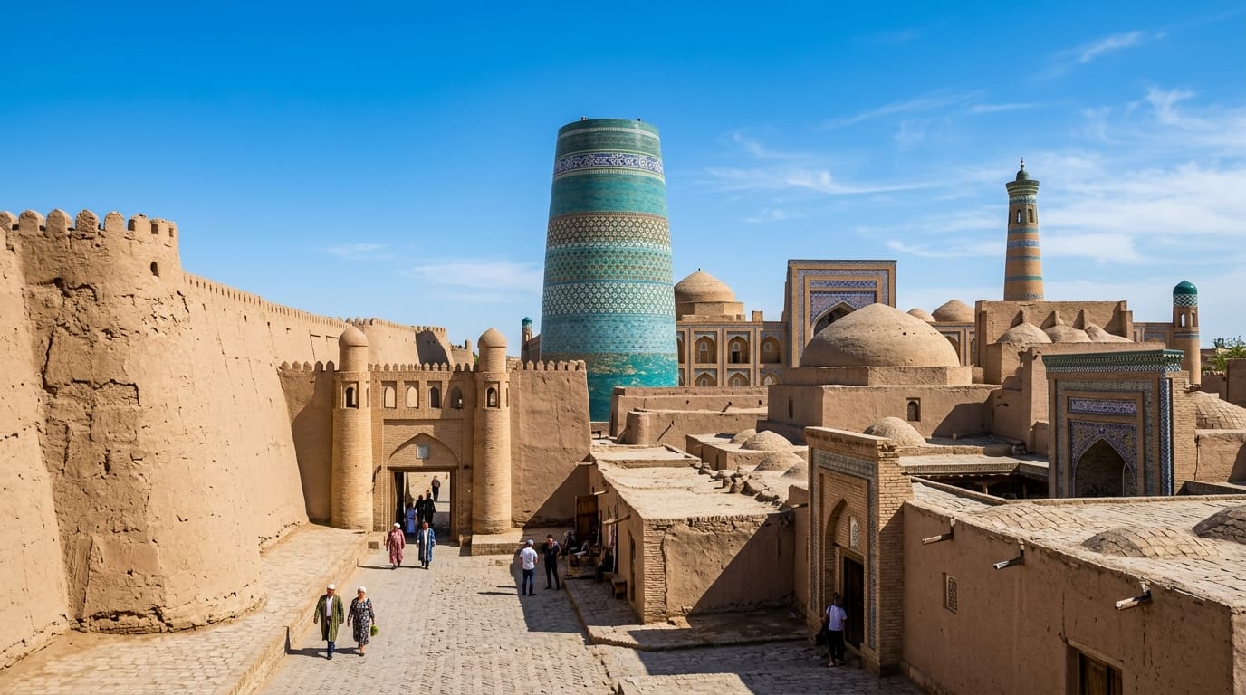 مدينة خيوة القديمة في أوزباكستان