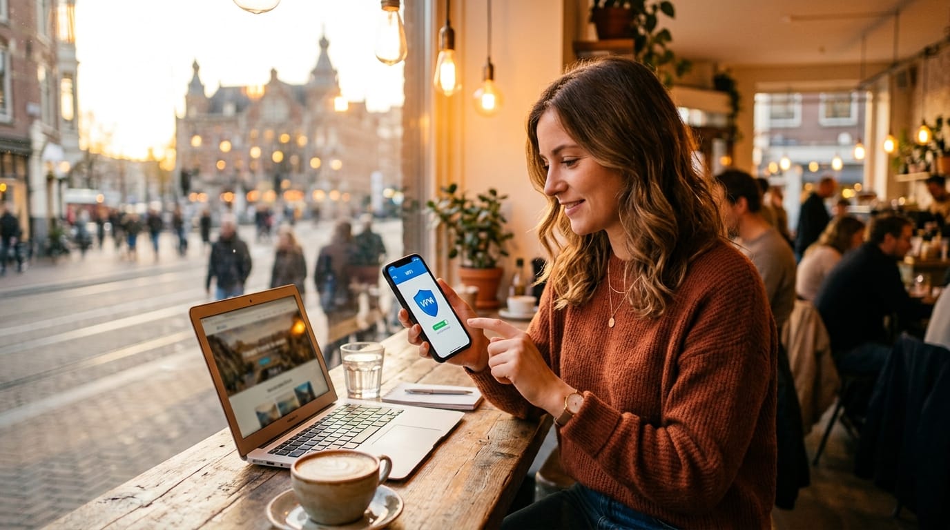 استخدام VPN على شبكة الواي فاي المجانية في المقاهي والمطارات