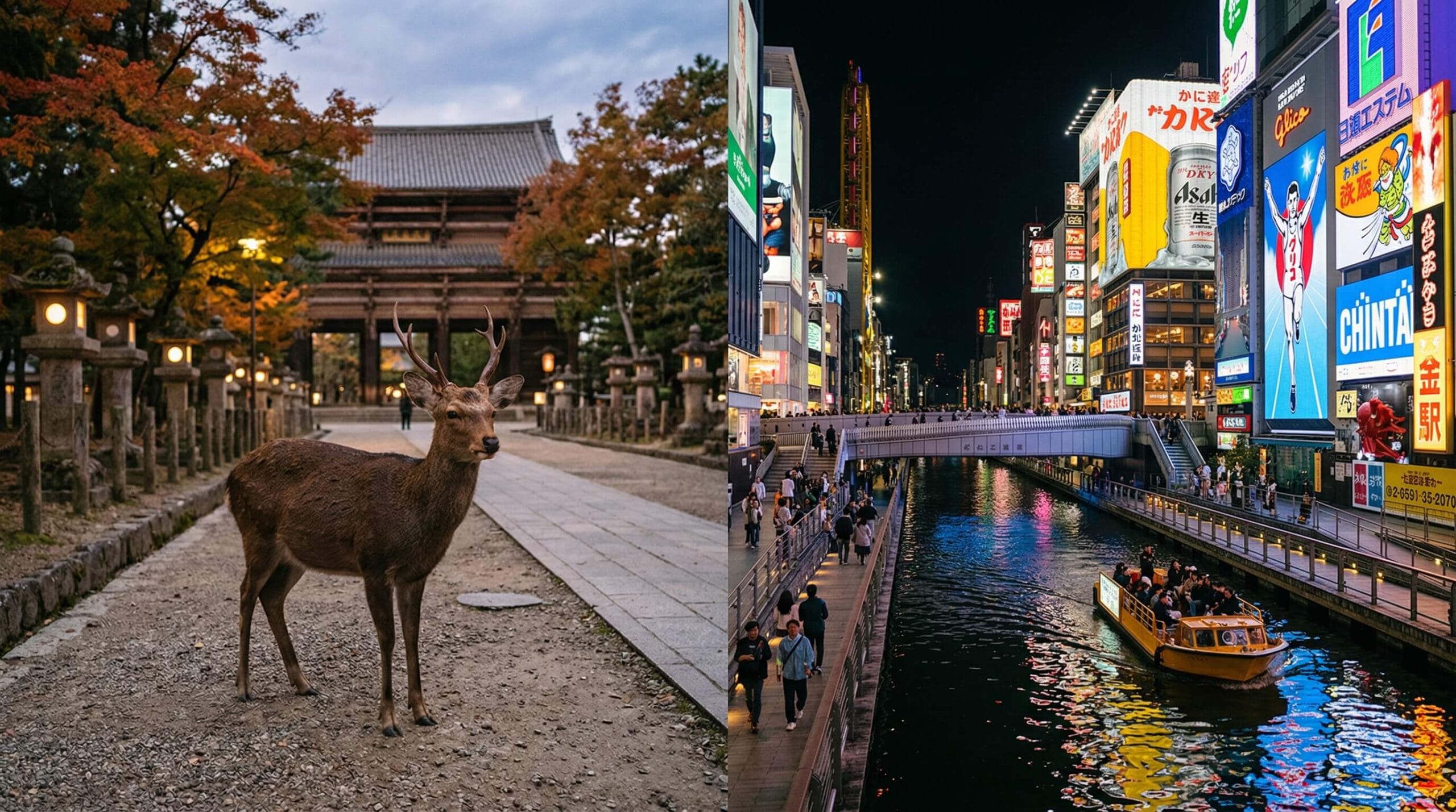 برنامج سياحي اليابان 10 أيام نارا و أوساكا