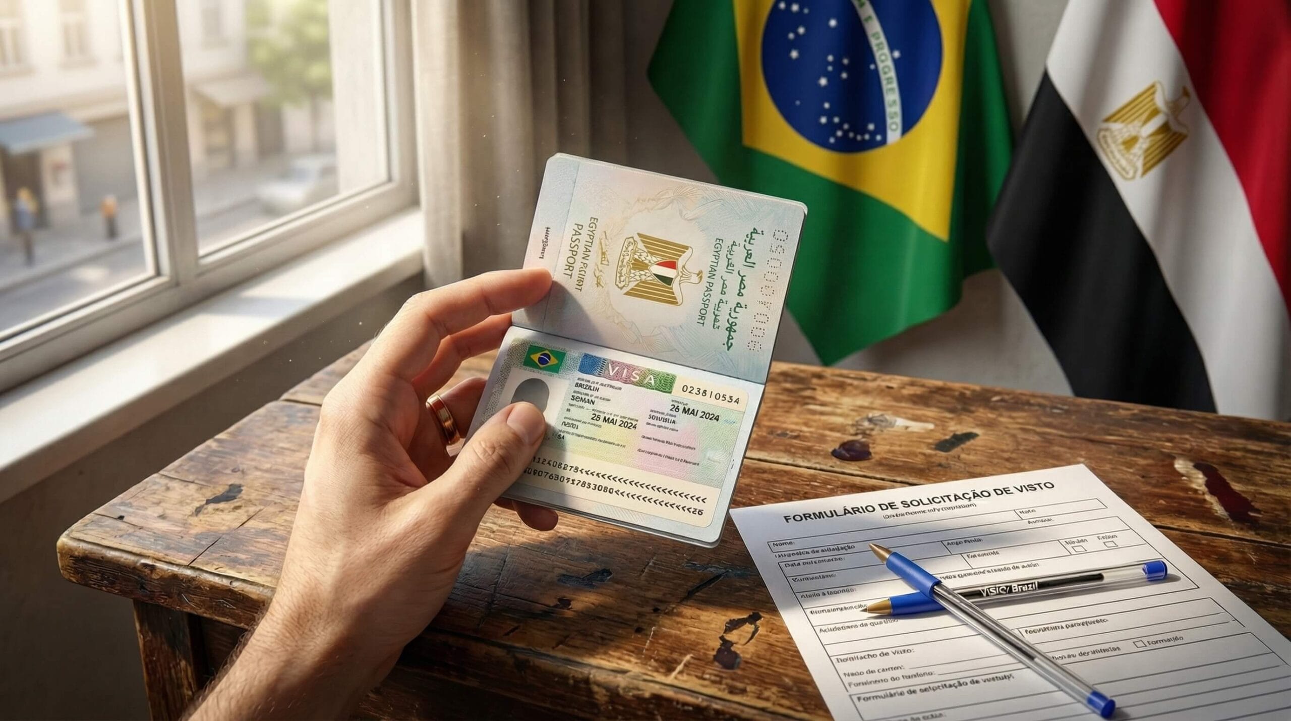 فيزا البرازيل للمصريين 2026: دليلك الكامل من الأوراق لحد ختم الفيزا في الباسبور 2 فيزا البرازيل للمصريين 2026 جواز سفر