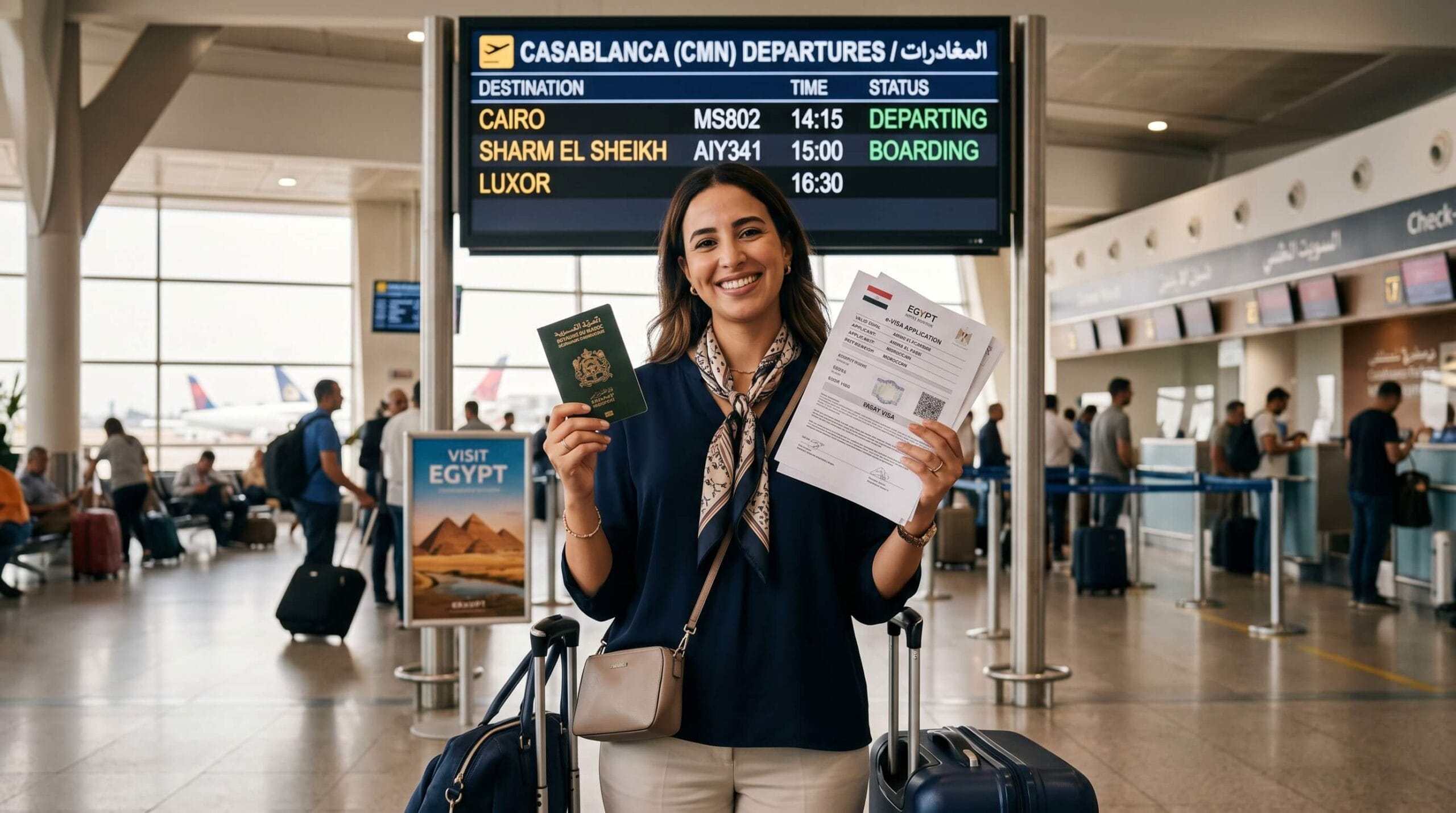 فيزا مصر للمغاربة 2026