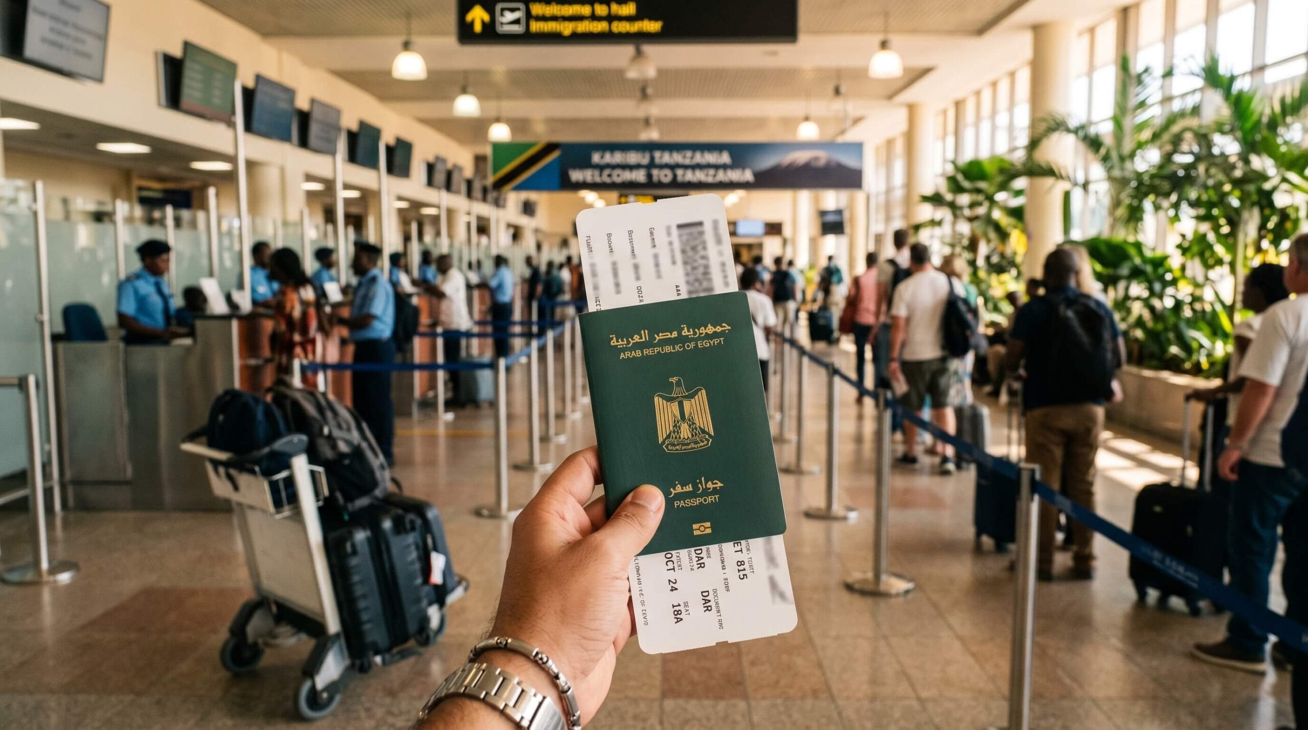 الوصول إلى تنزانيا بعد استخراج فيزا تنزانيا للمصريين