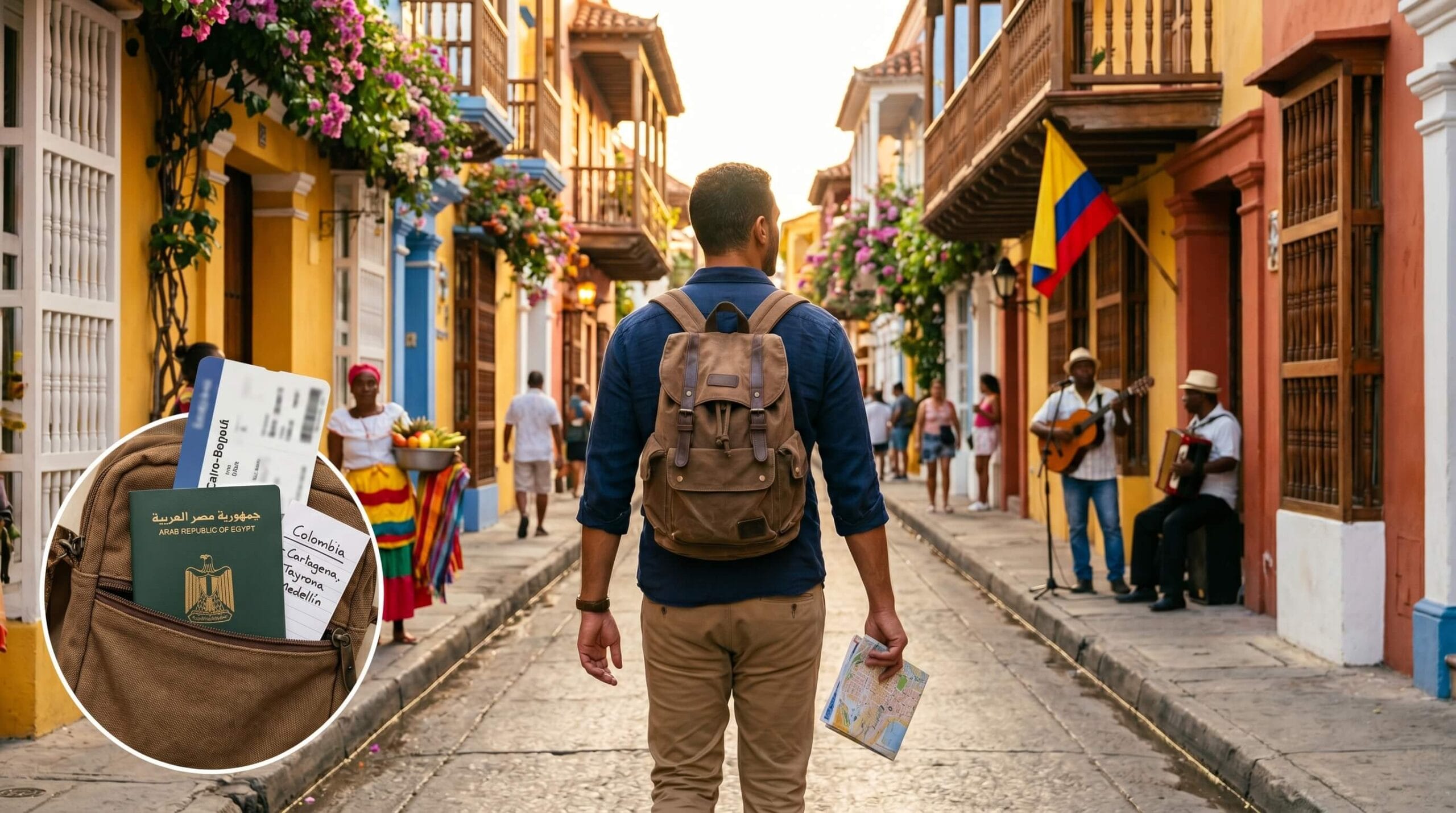 🇨🇴 فيزا كولومبيا للمصريين 2026: بلد القهوة والكاريبي تنتظرك, الشروط والأوراق وخطة السفر كاملة 3 كارتاخينا كولومبيا للمصريين بعد استخراج فيزا كولومبيا