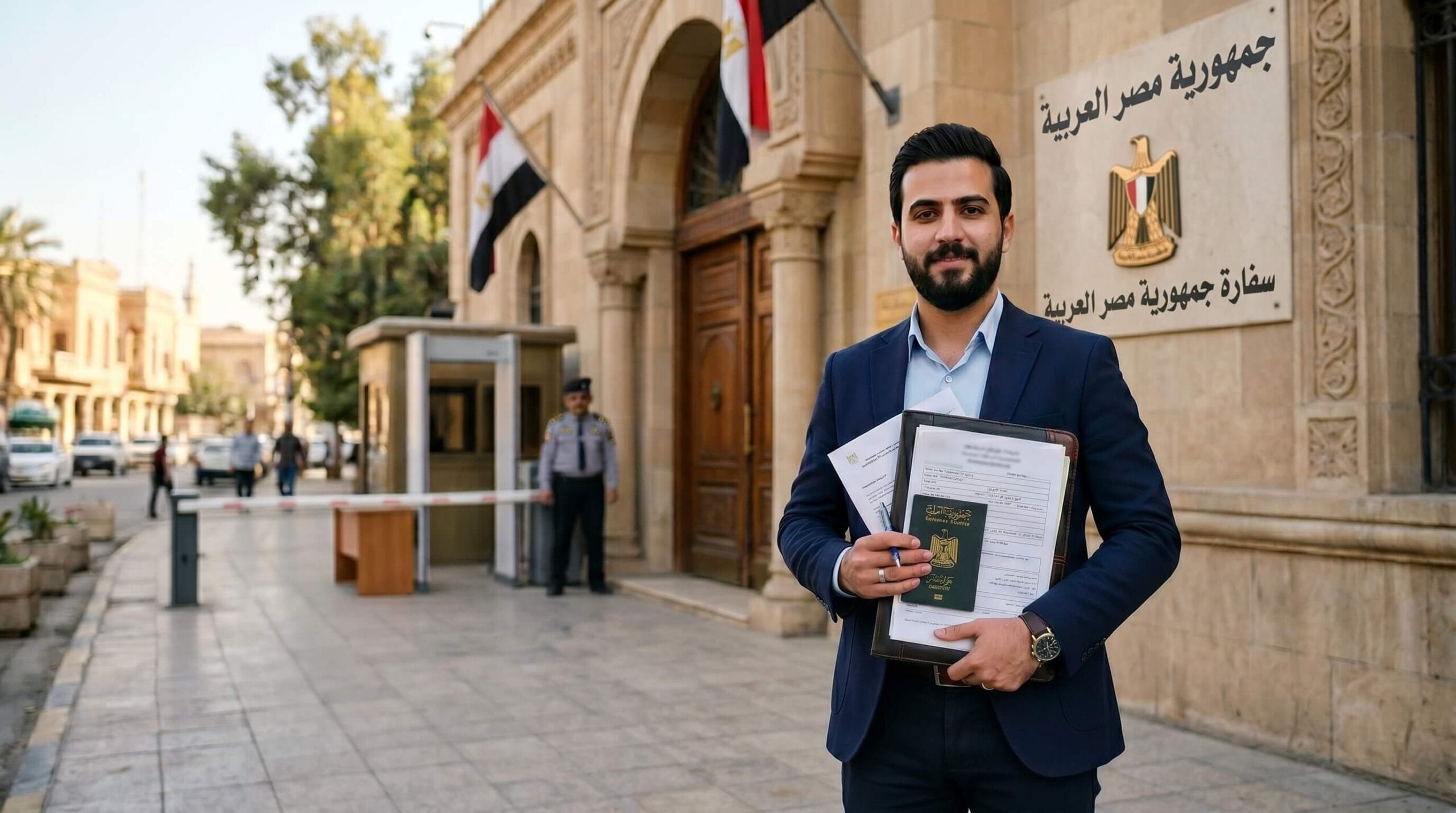التقديم على فيزا مصر من السفارة للعراقيين
