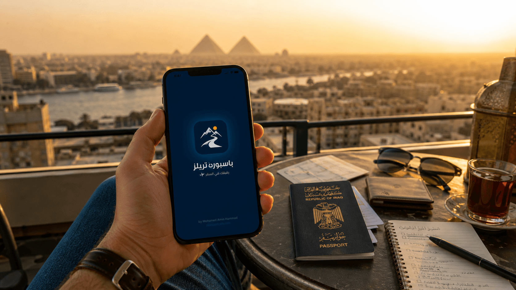 خطط رحلتك إلى مصر مع تطبيق Passport Trails