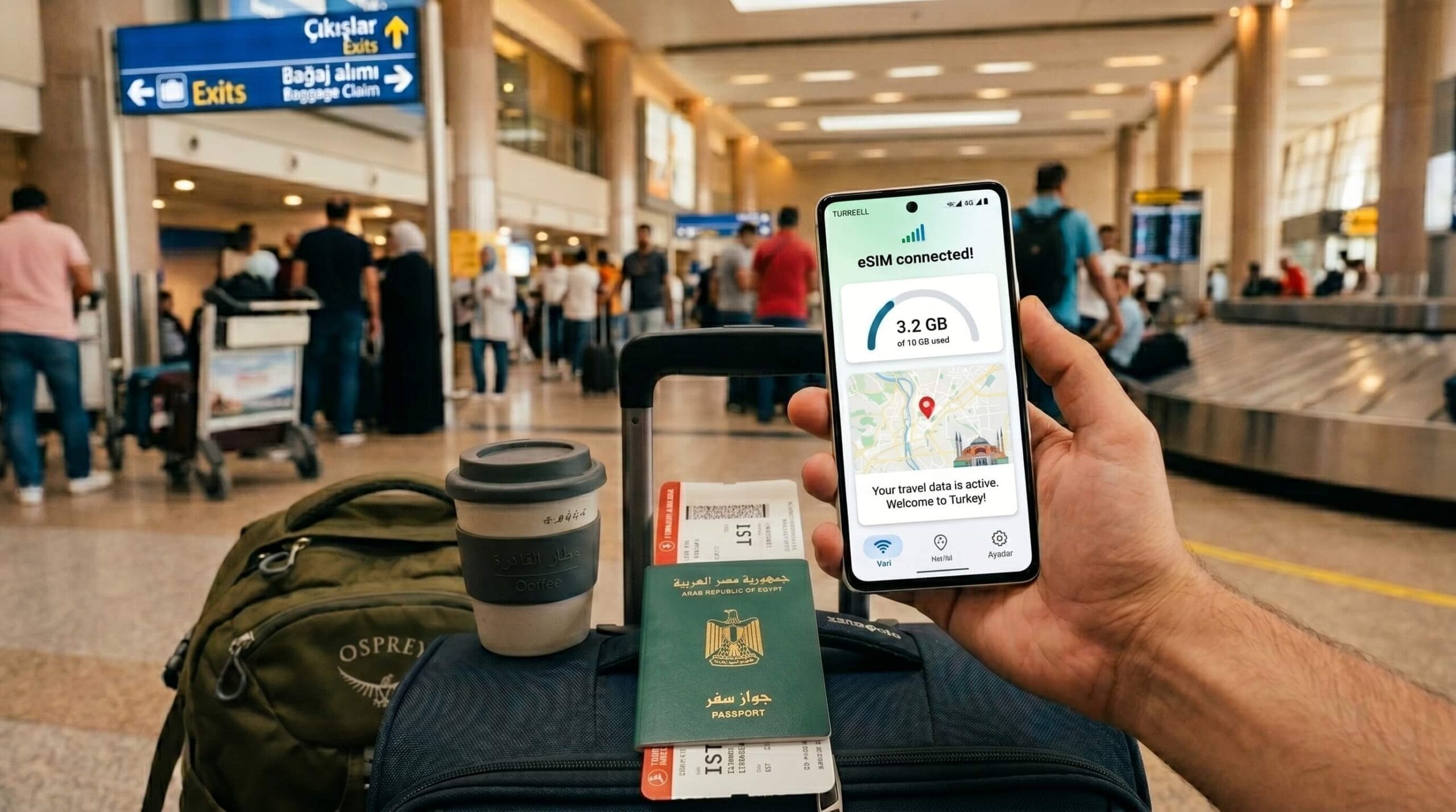 📱 Airalo eSIM للمسافرين 2026: طريقة الاستخدام وكود خصم Passport Trails 2 دليل Airalo eSIM للمصريين والعرب أثناء السفر