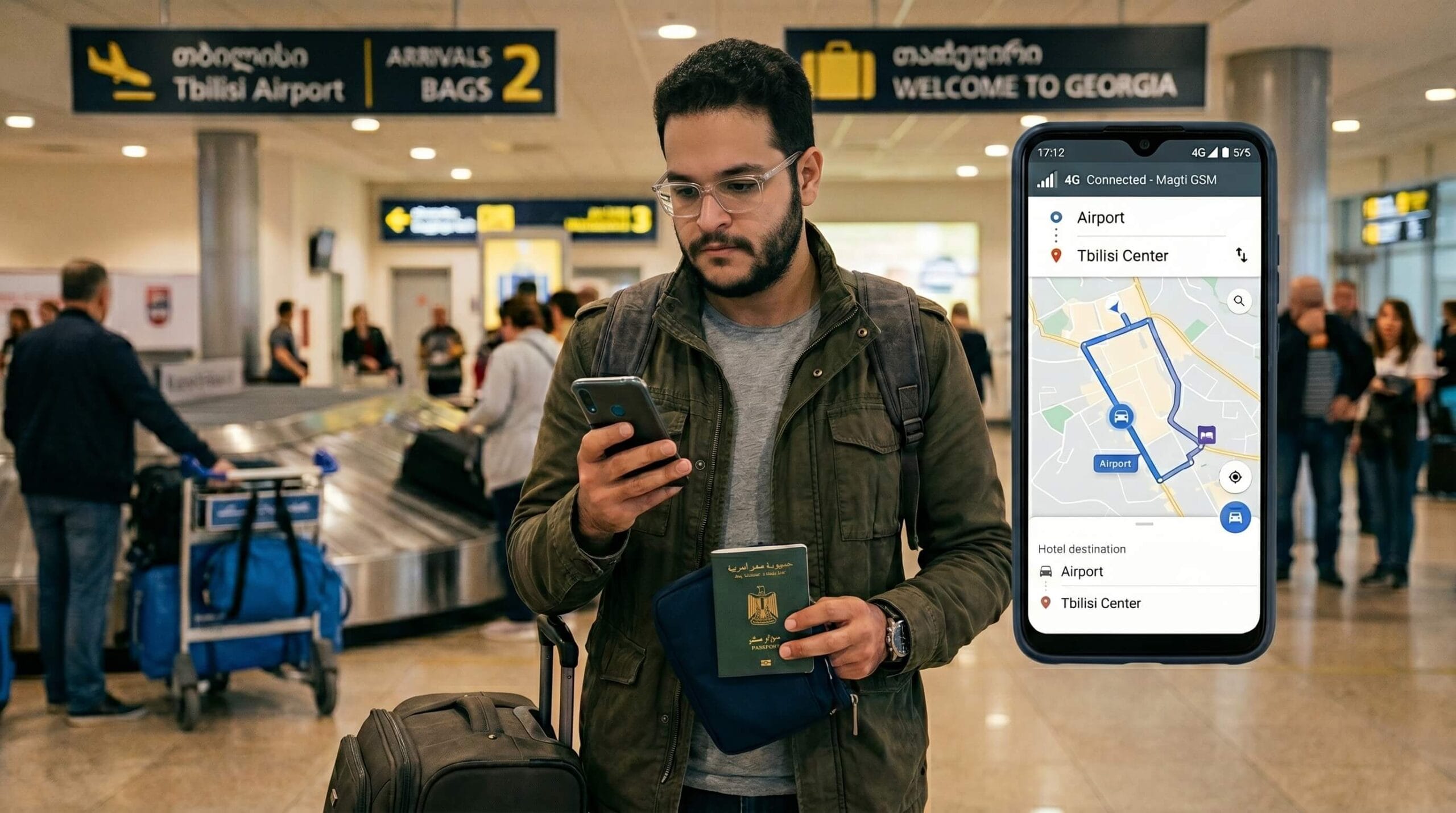 📱 Airalo eSIM للمسافرين 2026: طريقة الاستخدام وكود خصم Passport Trails 3 استخدام Airalo eSIM بعد الوصول إلى المطار