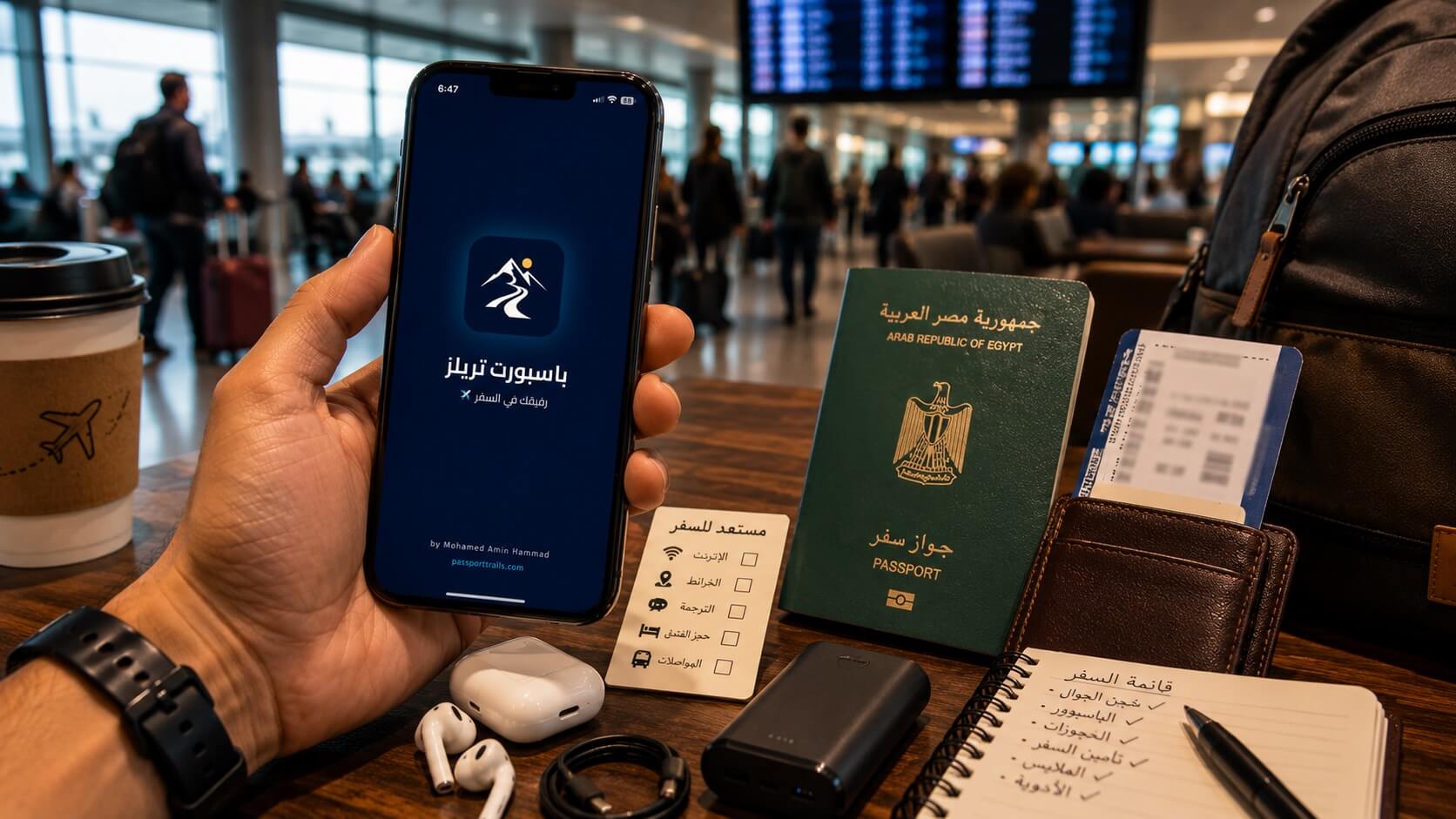 📱 Airalo eSIM للمسافرين 2026: طريقة الاستخدام وكود خصم Passport Trails 8 تطبيق Passport Trails لتخطيط السفر وتجهيز الإنترنت قبل السفر