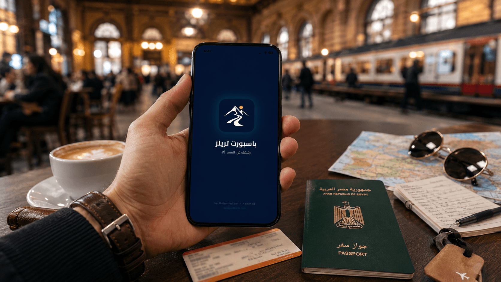 تطبيق Passport Trails لتخطيط السفر إلى أوروبا بدون شنجن