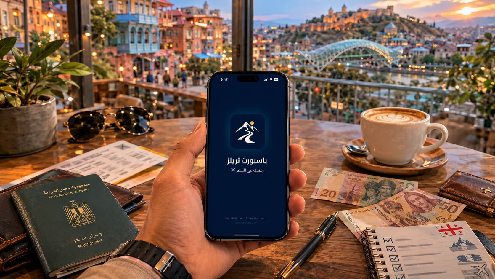 تطبيق Passport Trails لتخطيط رحلة جورجيا ومعرفة الفيزا