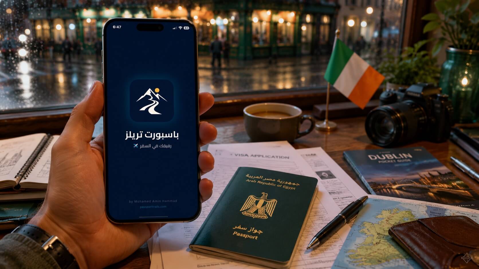 🇮🇪 فيزا أيرلندا للمصريين 2026: الأوراق والرسوم وهل تدخل بريطانيا أو شنجن؟ 7 تطبيق Passport Trails لتخطيط السفر إلى أيرلندا وفيزا أيرلندا للمصريين