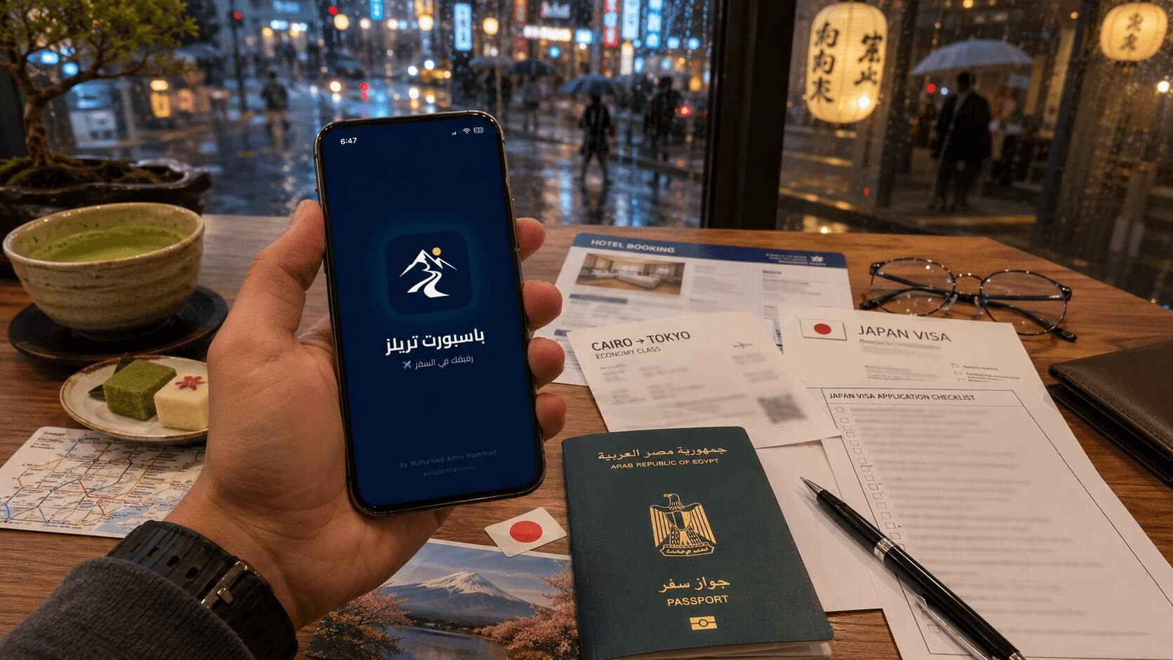 تطبيق Passport Trails لتخطيط رحلة اليابان وحساب تكلفة السفر إلى اليابان