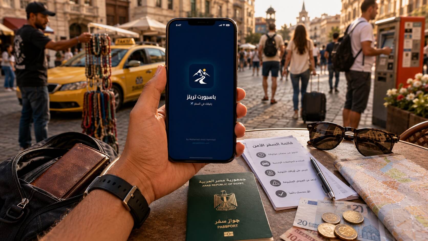 🥷 طرق النصب أثناء السفر 2026: أشهر حيل النصب على السياح وإزاي تحمي نفسك 10 تطبيق Passport Trails أثناء التخطيط للسفر وتجنب أشهر طرق النصب على السياح