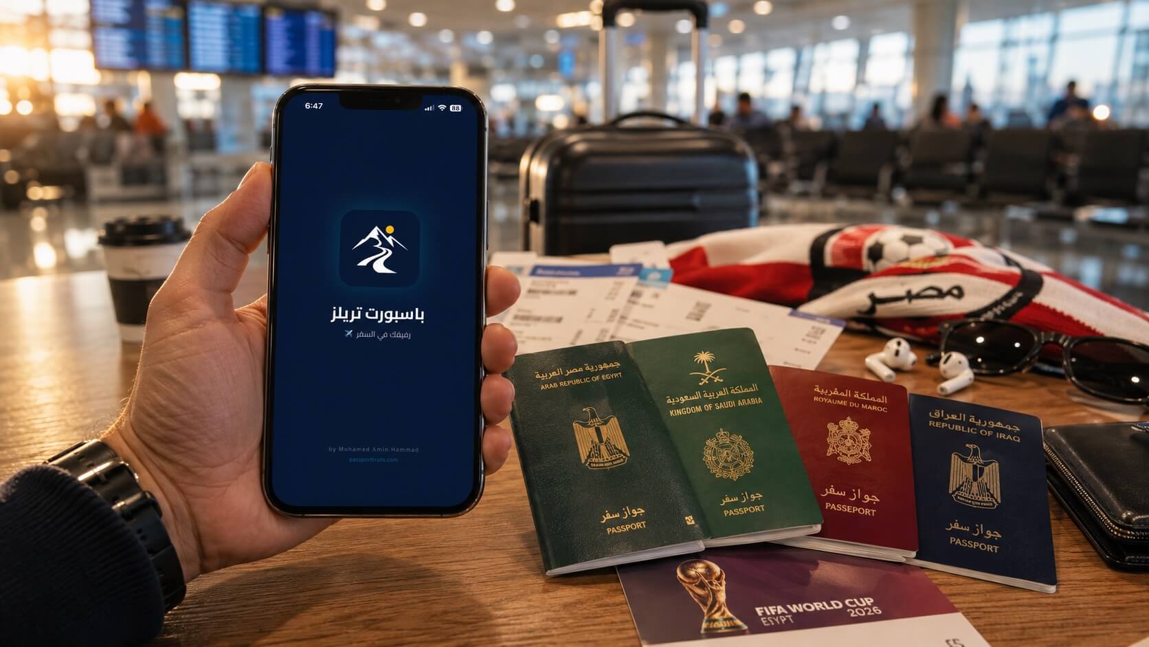 تطبيق Passport Trails للتخطيط لرحلة كأس العالم 2026