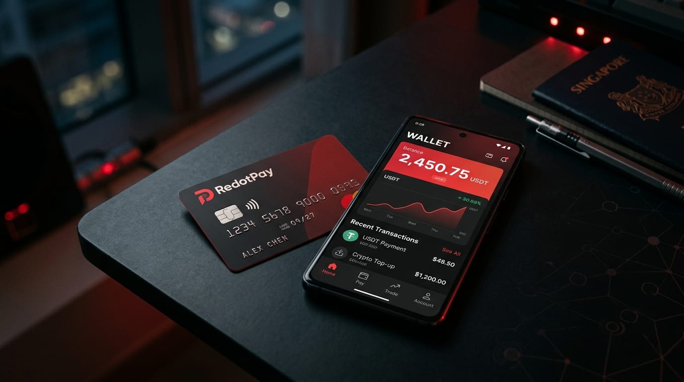 بطاقة RedotPay كريبتو للمستخدم العربي - مدفوعات USDT