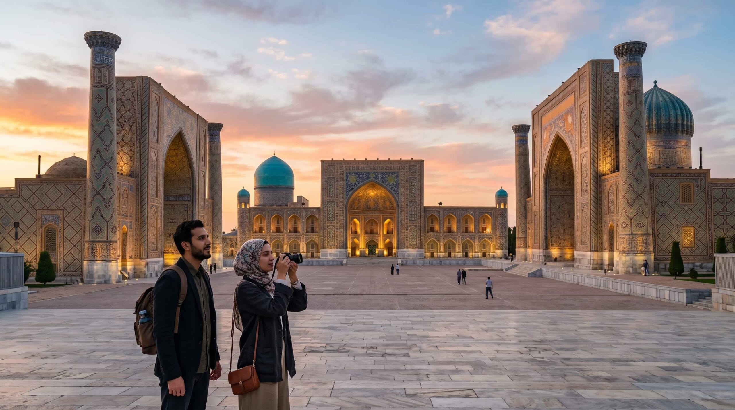 السياحة في سمرقند ريجستان أوزبكستان 2026