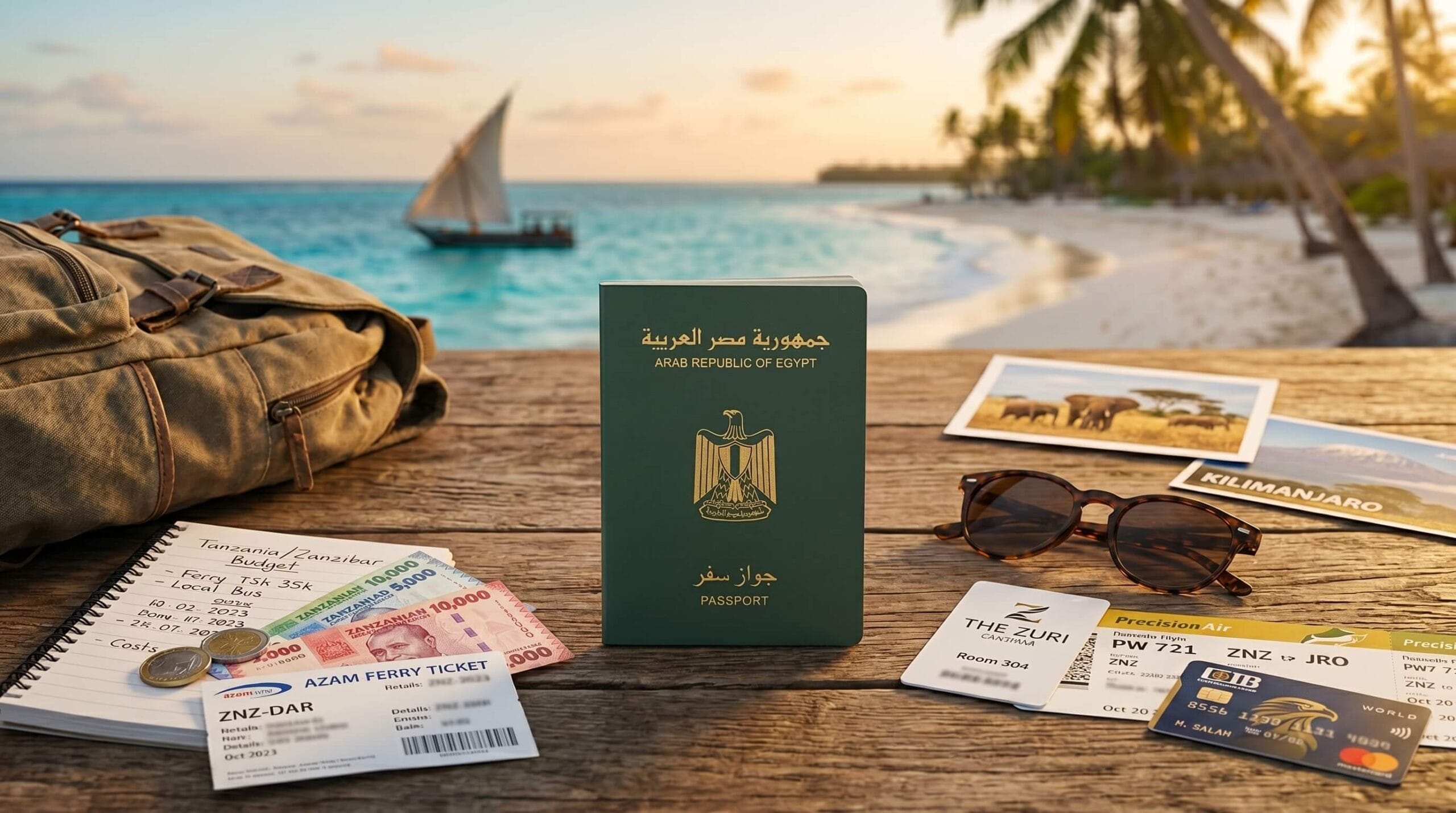 🇹🇿 تكلفة السفر إلى تنزانيا 2026: زنجبار والسفاري كام بالجنيه والريال؟ 13 مقارنة تكلفة السفر الاقتصادي والمريح إلى تنزانيا وزنجبار