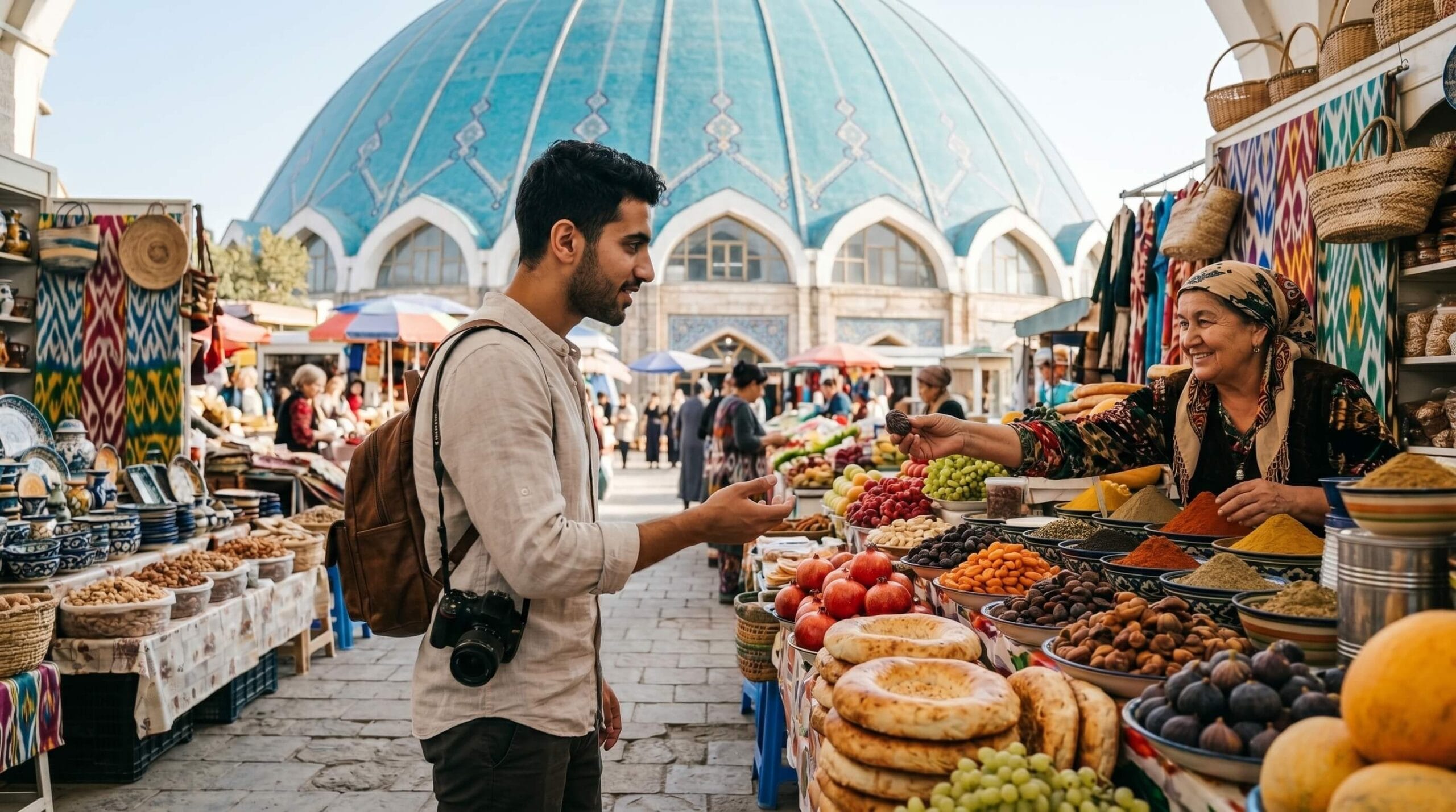 السياحة في طشقند تشورسو بازار أوزبكستان 2026