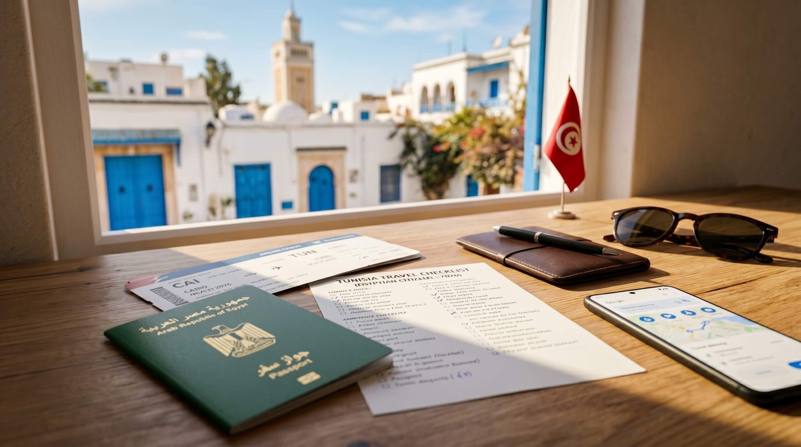 🇹🇳 فيزا تونس للمصريين 2026: هل التأشيرة عند الوصول فعلًا؟ الشروط والأوراق بالتفصيل 2 فيزا تونس للمصريين 2026 تأشيرة تونس من مصر والأوراق المطلوبة