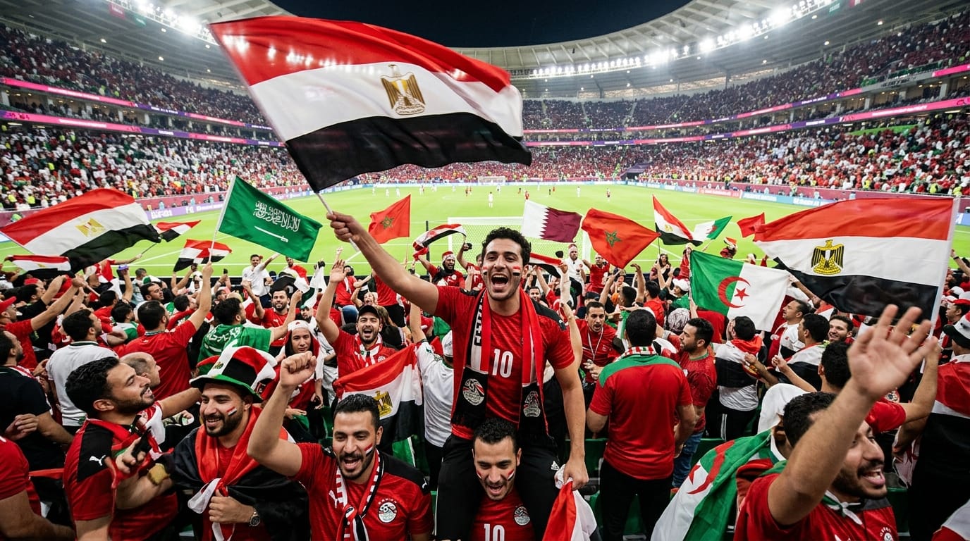 جماهير عربية تشجع في ملعب كأس العالم 2026