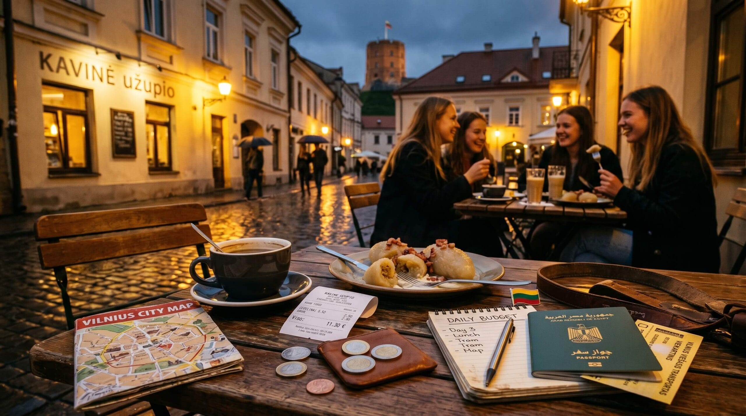 🇱🇹 تكلفة السفر إلى ليتوانيا 2026: رحلة شنغن ساحرة بميزانية أذكى مما تتخيل 6 تكلفة اليوم الواحد في فيلنيوس 2026