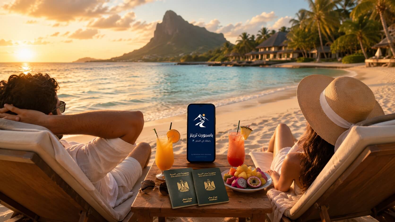 تخطيط السفر إلى موريشيوس مع تطبيق Passport Trails