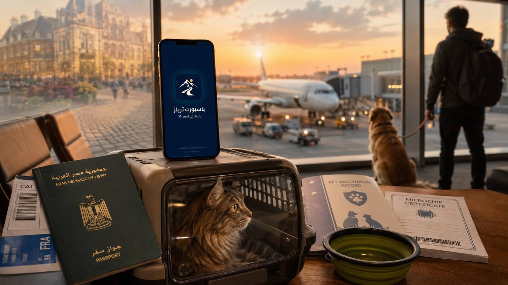 🐾 السفر مع الحيوانات الأليفة من مصر 2026: دليلك خطوة بخطوة 6 تطبيق Passport Trails للسفر مع الحيوانات الأليفة من مصر