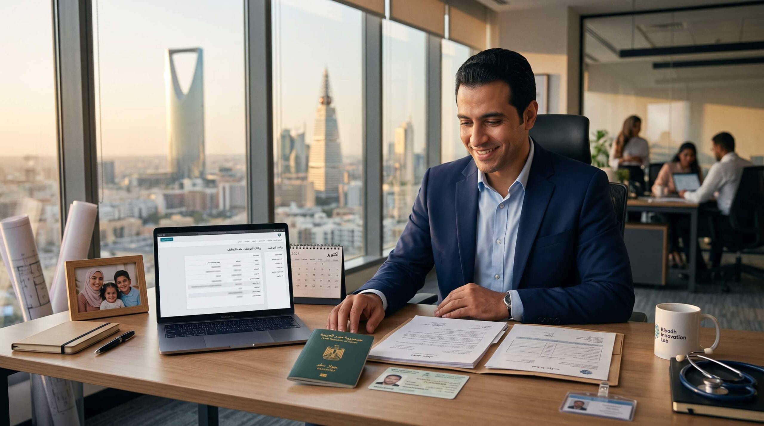 المهن المسموح لها باستقدام الزوجة والأولاد إلى السعودية