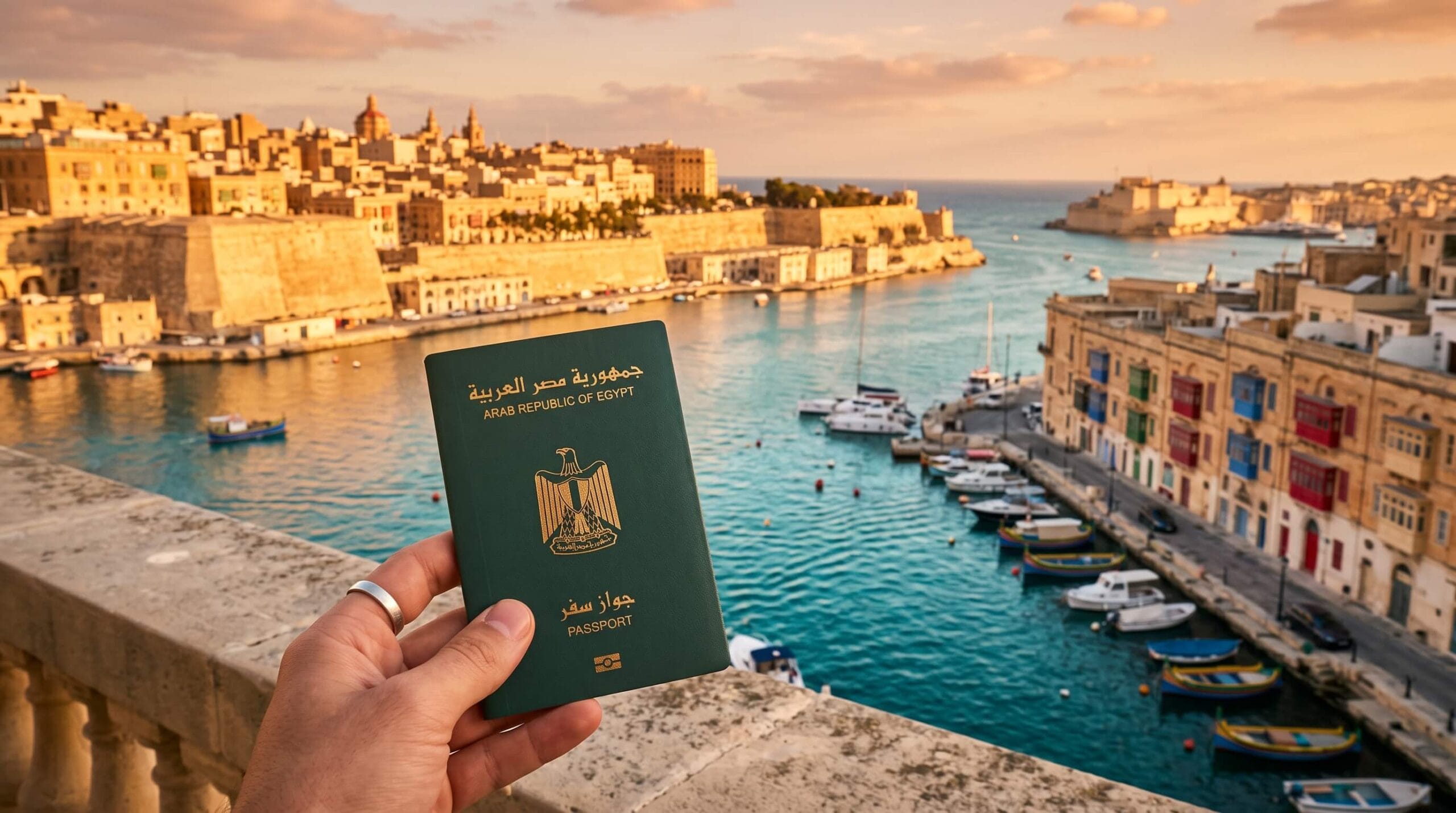 🇲🇹 فيزا مالطا للمصريين 2026: أعلى نسبة رفض في شنغن وإزاي تقدم صح 6 الوصول إلى مالطا بعد قبول فيزا مالطا للمصريين