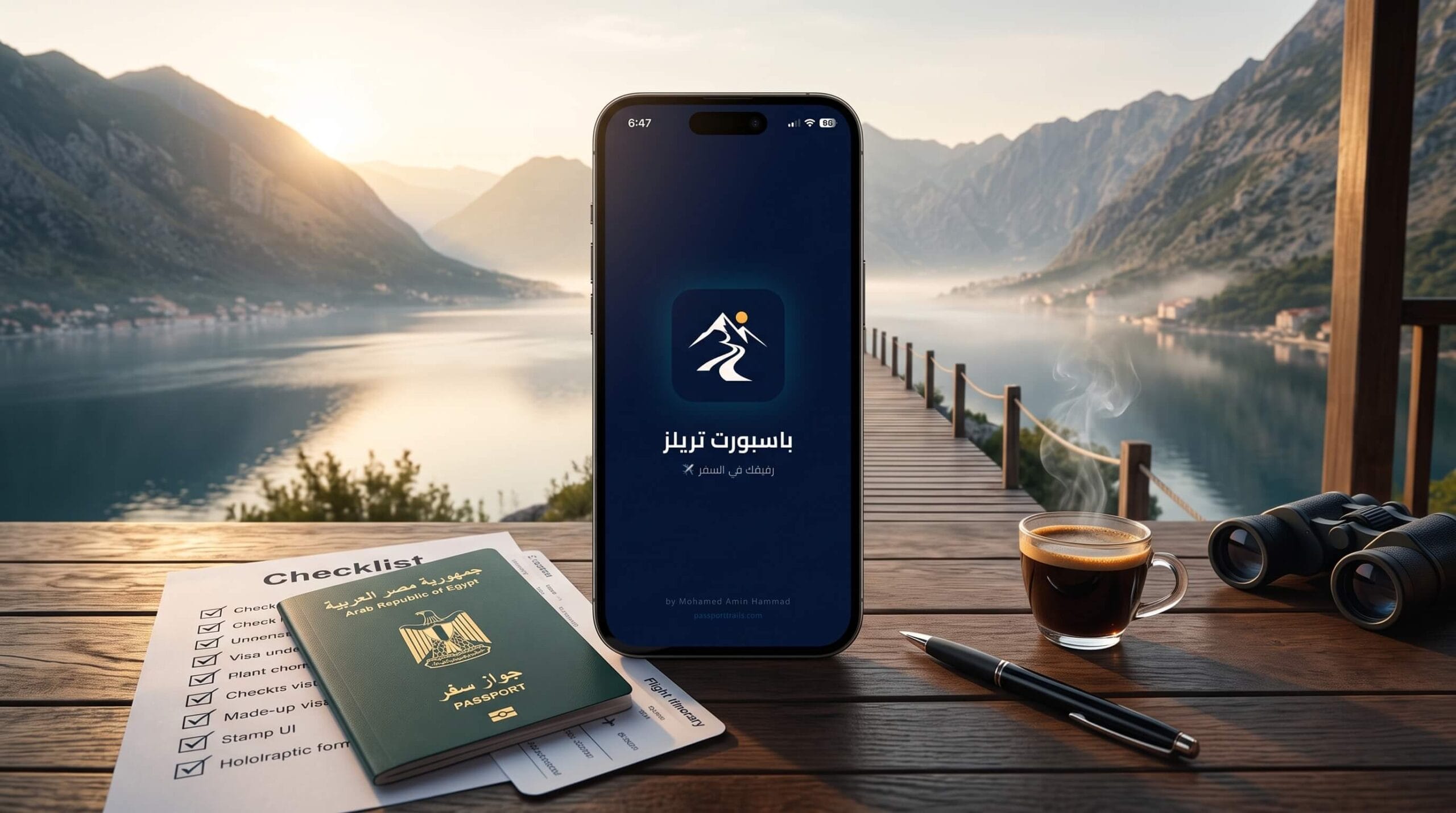 🇲🇪 تكلفة السفر إلى مونتينيغرو للمصريين 2026: ميزانية كاملة + برنامج 7 أيام 6 تطبيق Passport Trails لتخطيط ميزانية رحلتك لمونتينيغرو