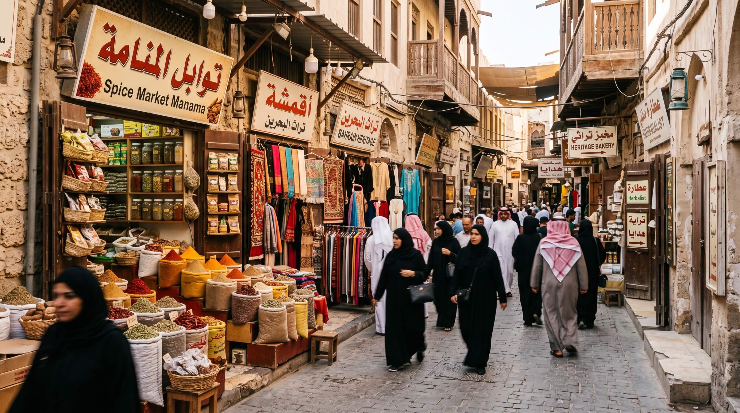 🇧🇭 فيزا البحرين للمصريين 2026: الأنواع والرسوم وخطوات التقديم 5 أماكن سياحية في البحرين بعد الحصول على فيزا البحرين للمصريين - سوق المنامة