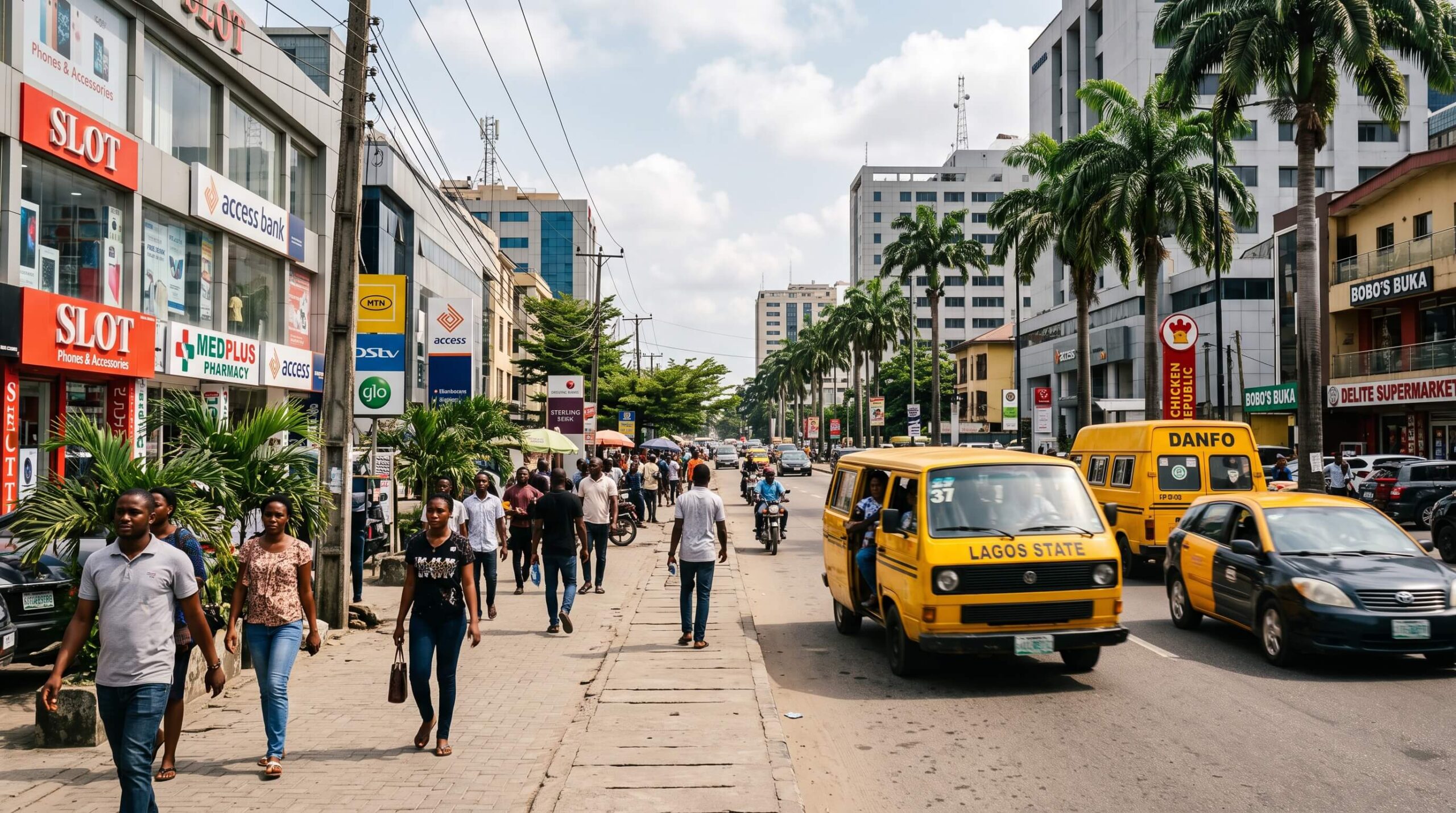 🇳🇬 تكلفة السفر إلى نيجيريا للمصريين 2026: ميزانية رحلتك بالتفصيل 4 شارع تجاري في فيكتوريا آيلاند بلاغوس نموذج لمناطق الإقامة السياحية